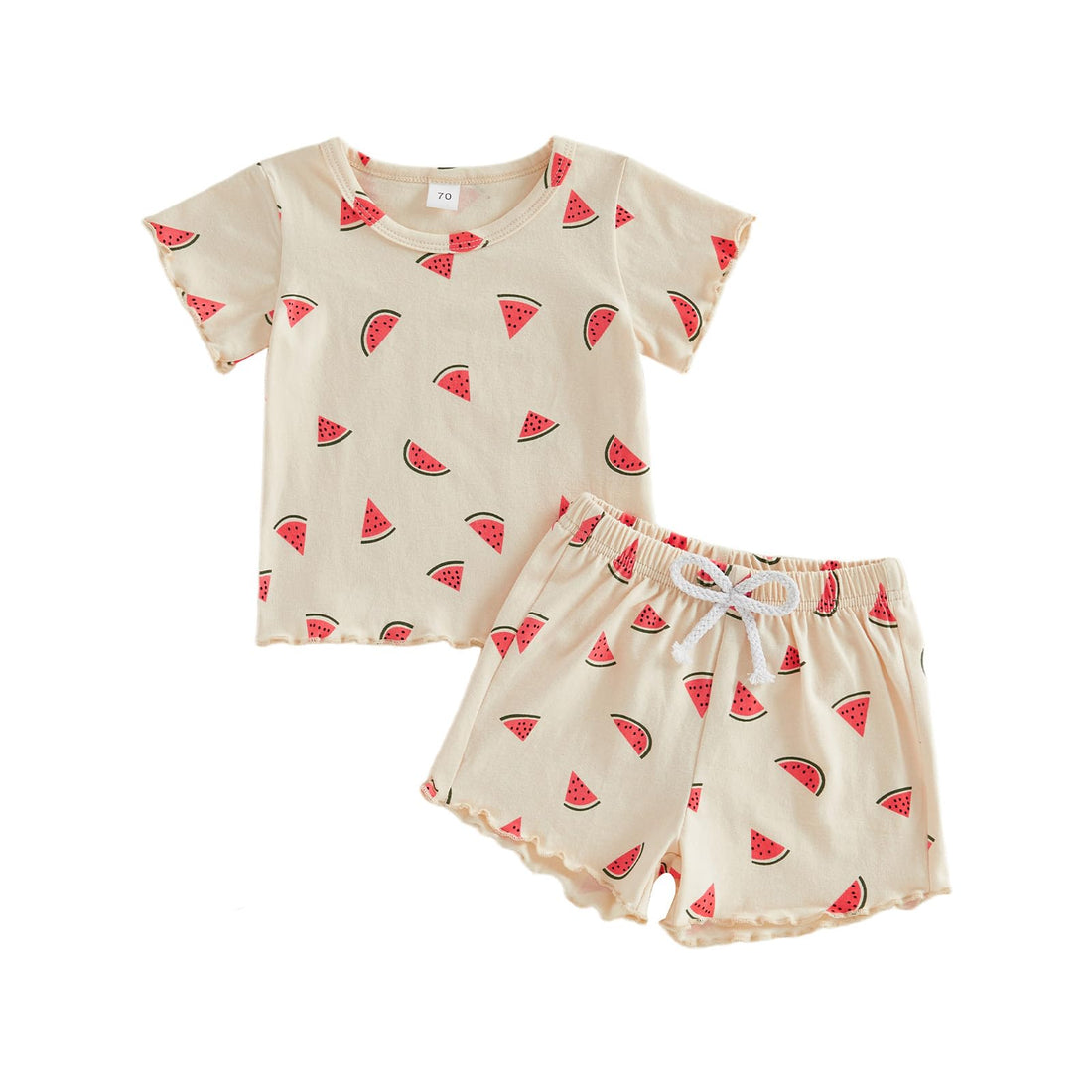 Kupretty Toddler Baby Girl Clothes Cute Comfy Summer Outfits Set Ruffled Shirts + Shorts 12 18 24 Months 2T 3T WEBE CLOTHING
