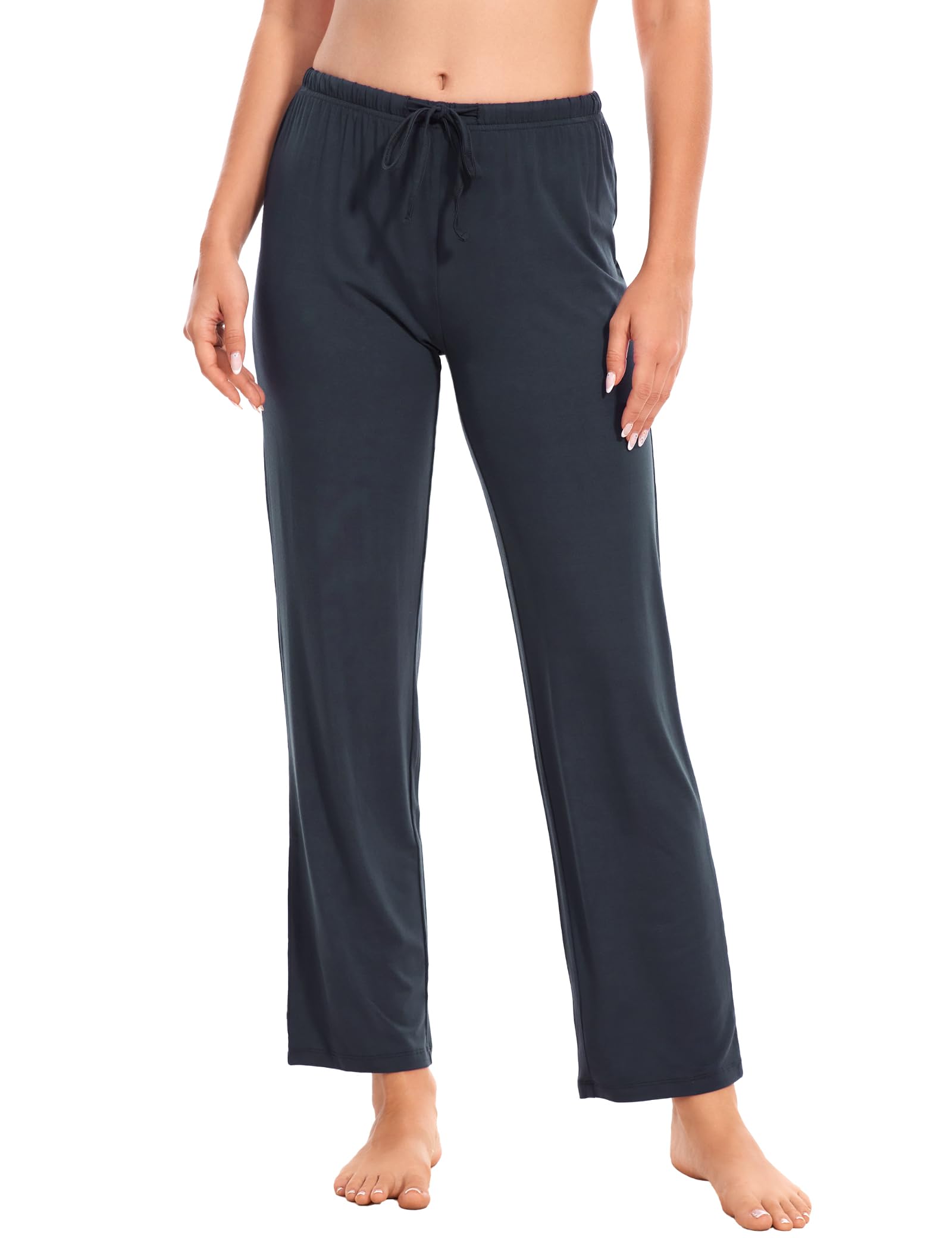 GYS Bamboo Viscose Women's Pajama Pants, Lightweight Comfy Casual Lounge Yoga Pants, Pj Bottoms Sleep Pants with Drawstring