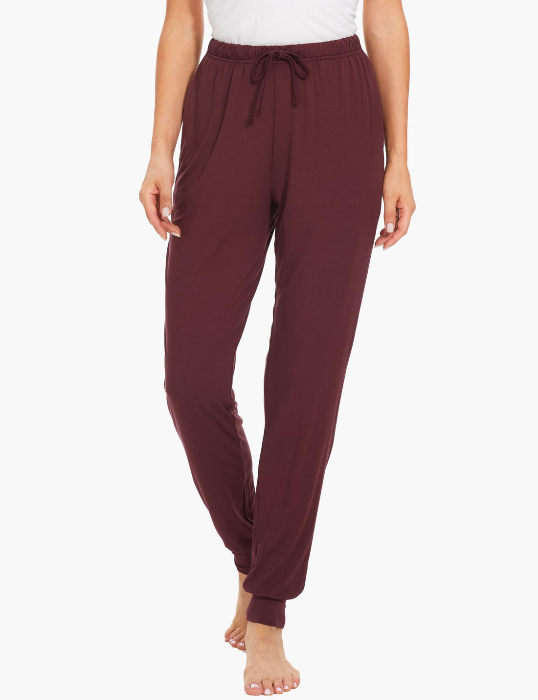 GYS Women's Pajama Pants - Viscose Made from Bamboo, Joggers Pants with Pockets Comfy Lounge Sleep Pants Pj Bottoms