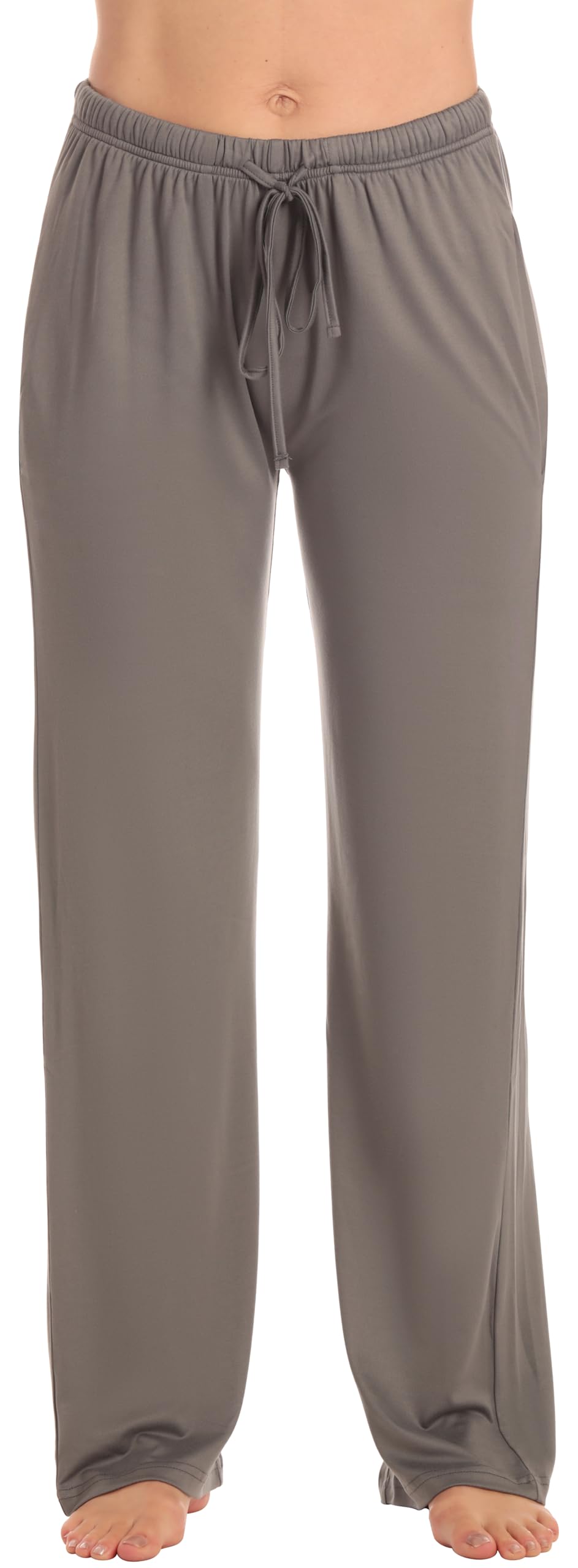 Just Love Women's Pajama Pants, Soft Stretch Jersey PJ Bottoms with Two Pockets, Elastic Waist and Drawstring