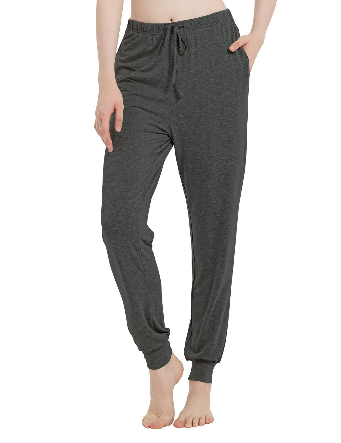 GYS Women's Pajama Pants - Viscose Made from Bamboo, Joggers Pants with Pockets Comfy Lounge Sleep Pants Pj Bottoms