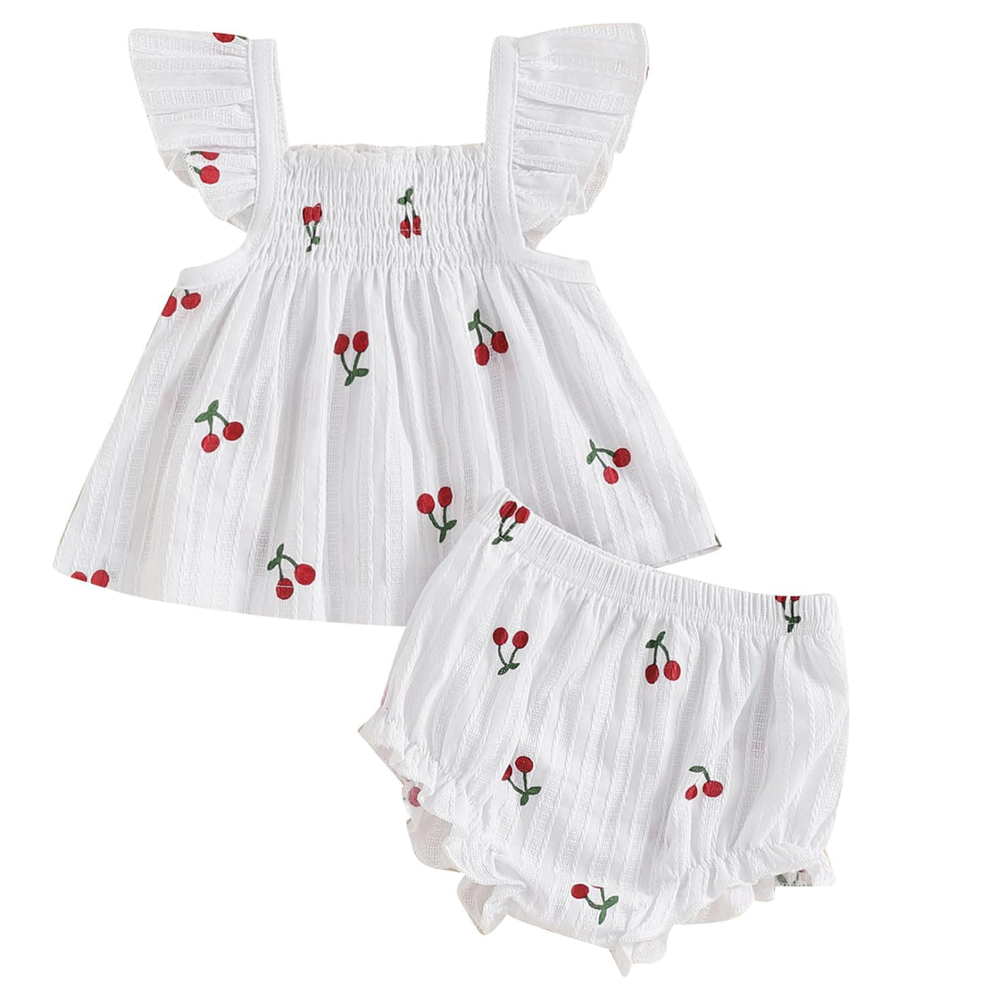 Mubineo Baby Girl Summer Clothes Cute Ruffle Tops Dress Shorts Outfits Set Infant Toddler Shirt Bloomers Princess Outfit WEBE CLOTHING