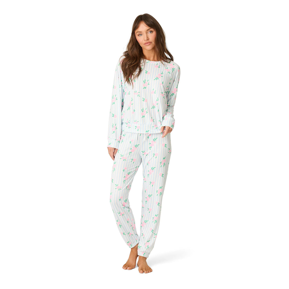 PJ Salvage Women's [Amazon Exclusive] Cloud Jersey Jogger Pajama 2-piece Pj Set