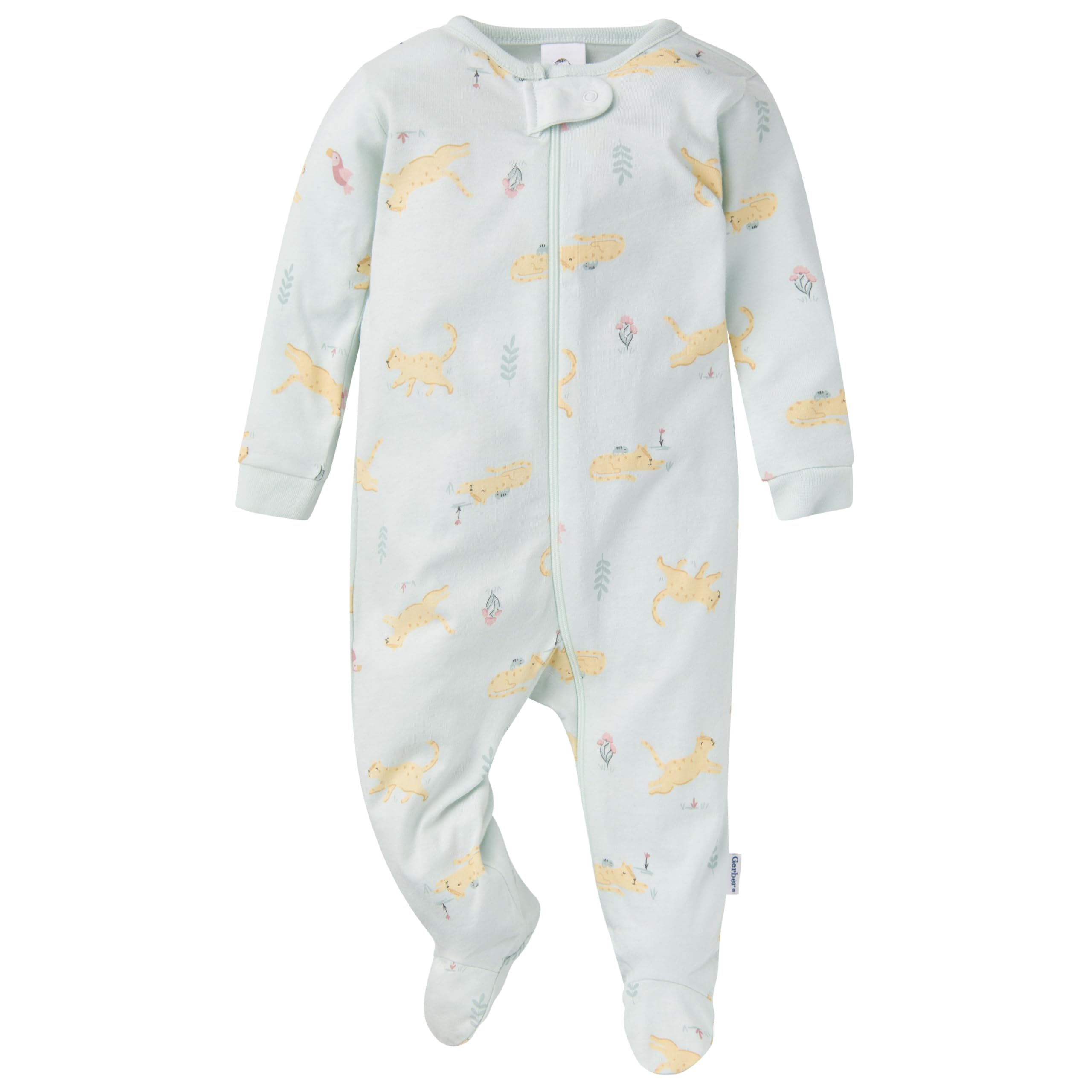 Gerber Baby-Girls 4 Pack Sleep 'N Play Footie