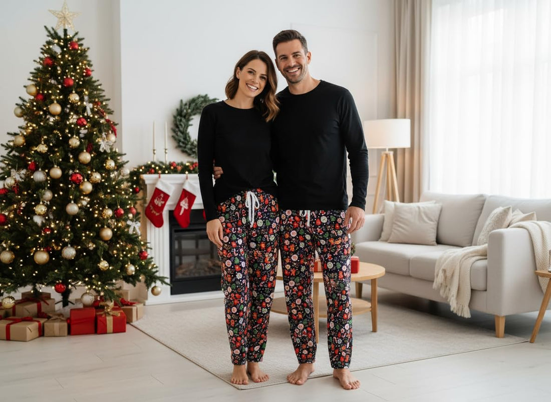 Unisex Adults Holiday Themed Pajama Pants WEBE CLOTHING