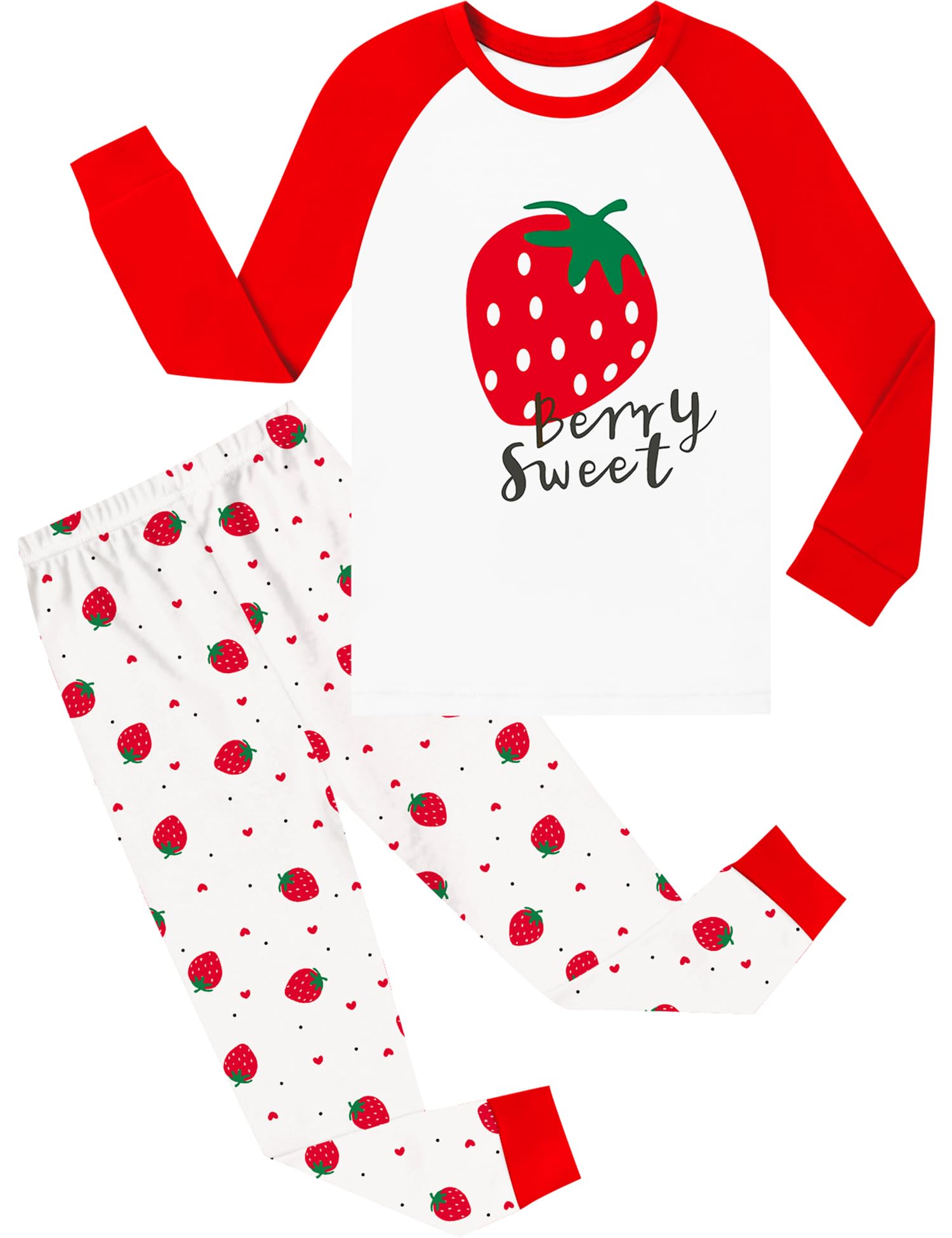 SWOMOG Girls Pajama Set Short Sleeve Tops & Ruffled Shorts with Pocket 2 Piece Summer Pajamas for Kids Size 6-15
