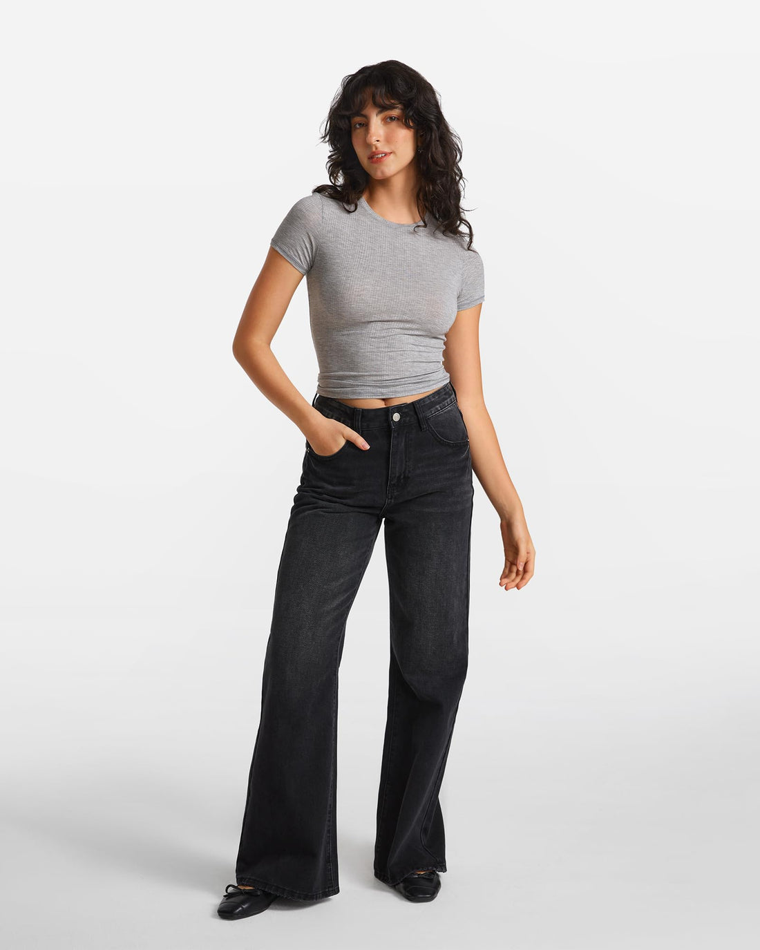 Natrelax Short Sleeve Going Out Tops for Women Modal Ribbed T Shirt Crewneck Summer Basic Slim Fit Sleep Tee WEBE CLOTHING