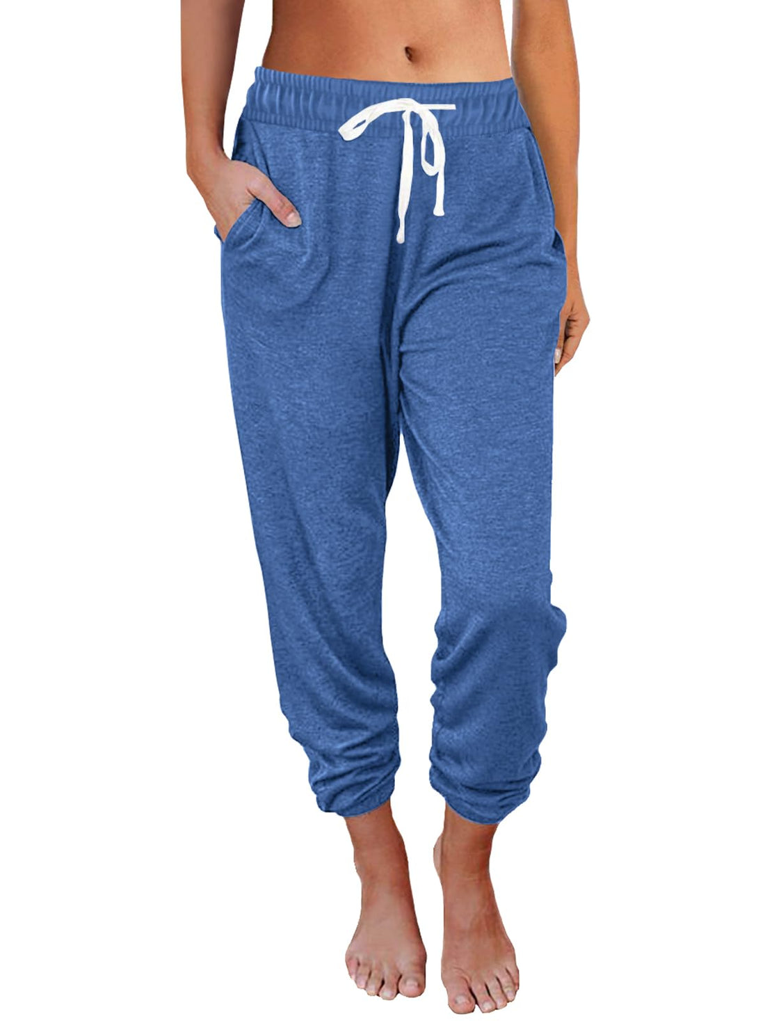 AUTOMET Women's High Waisted Lounge Sweatpants Jogger Pants with Pockets