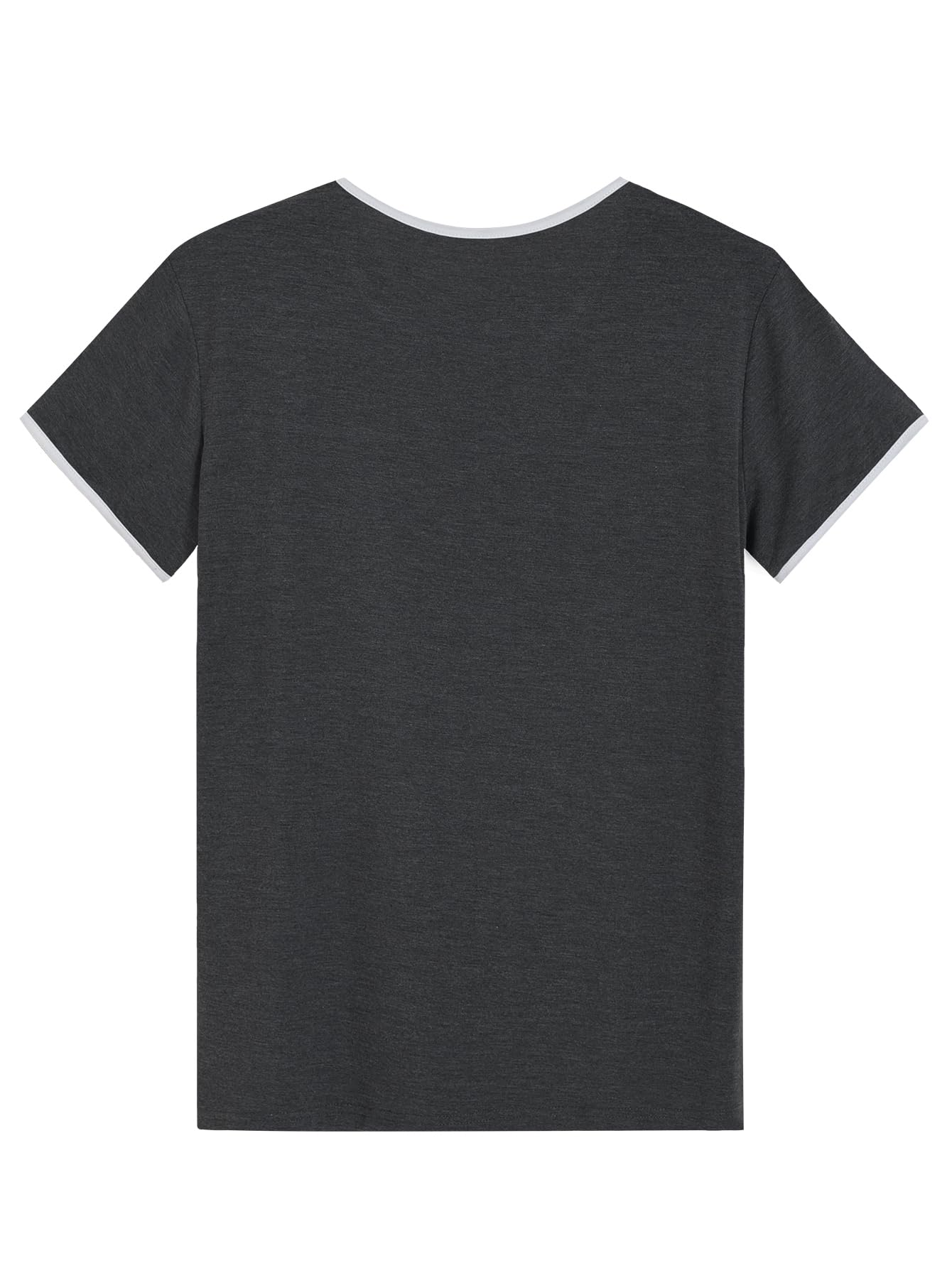 Latuza Women's Bamboo Viscose Sleep T-Shirt Soft Short Sleeve Pajama Tops WEBE CLOTHING