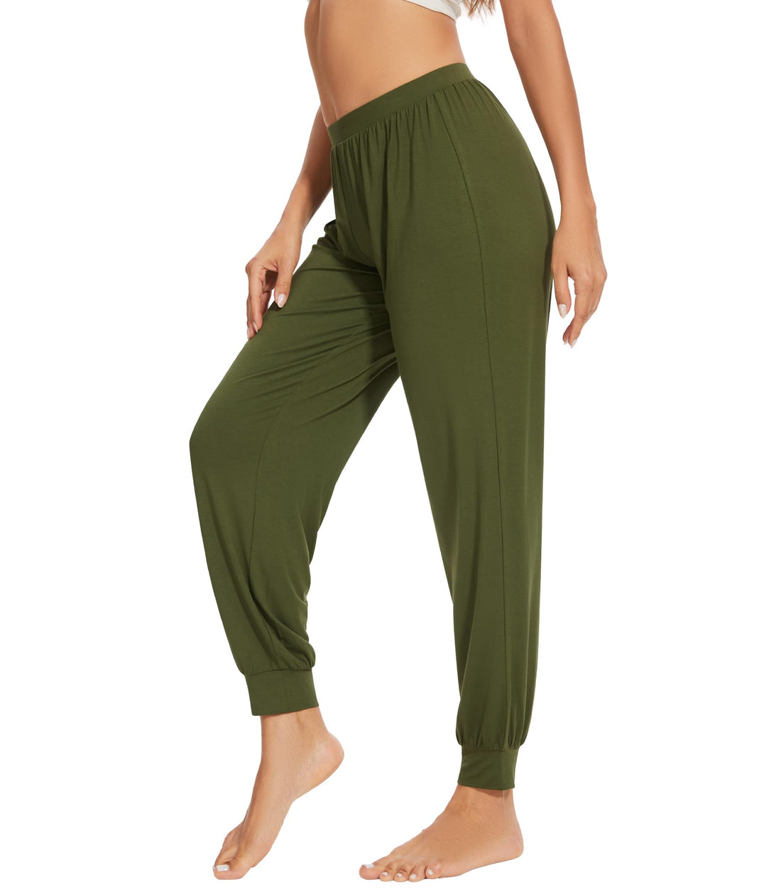 WiWi Women's Viscose from Bamboo Joggers Super Soft Pajama Pants Yoga Bottoms Cooling Lounge Sweatpants S-XXL
