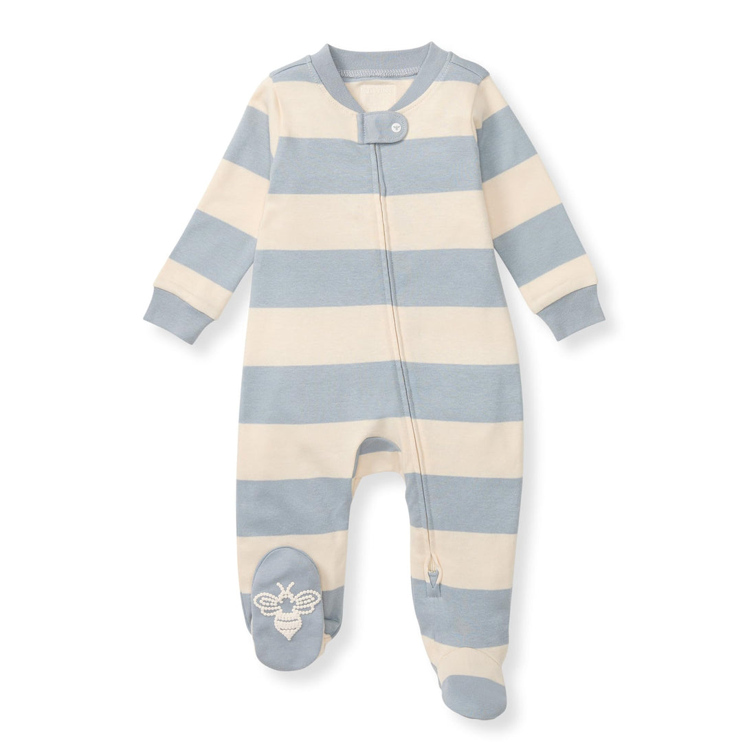 Burt's Bees Baby Organic Cotton Sleep and Play Footed Pajamas for Boys