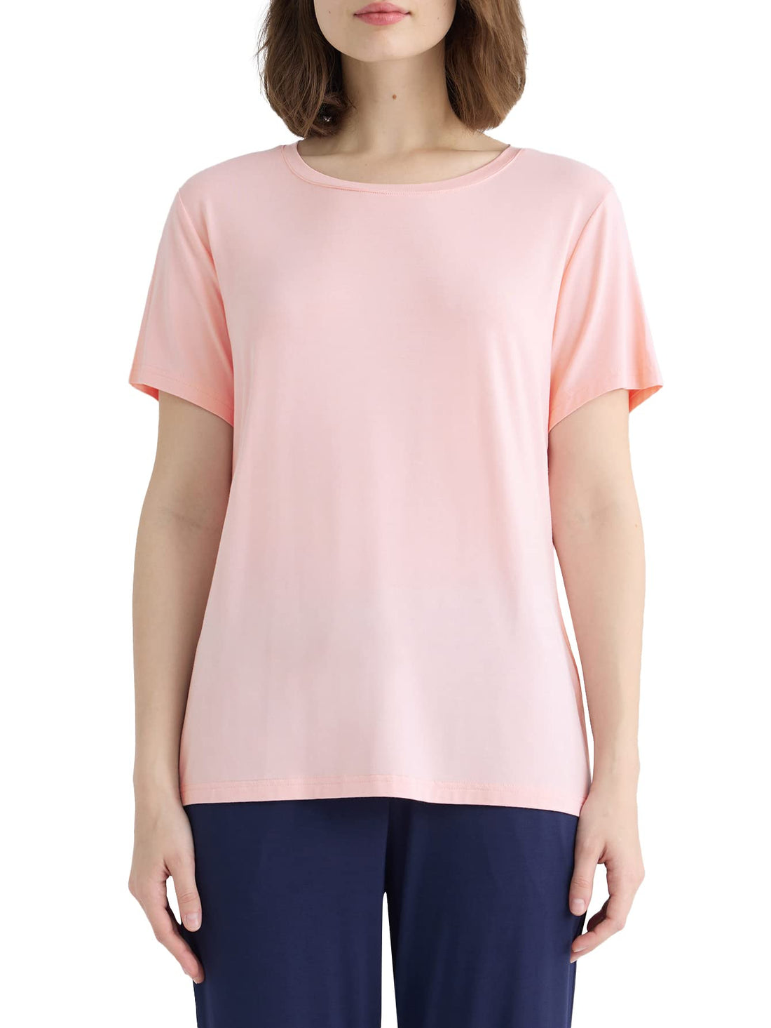 Latuza Women's Viscose Pajama Top Crew Neck Sleep T-Shirt WEBE CLOTHING