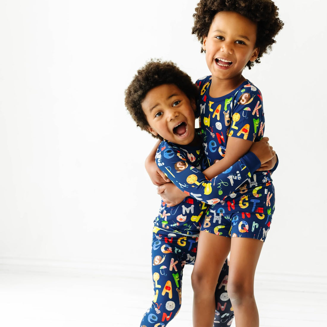 Little Sleepies Pajama Set w/Short Sleeve Shirt & Shorts, Viscose from Bamboo Toddler Pajamas, Girl & Boys Pajamas for Kids