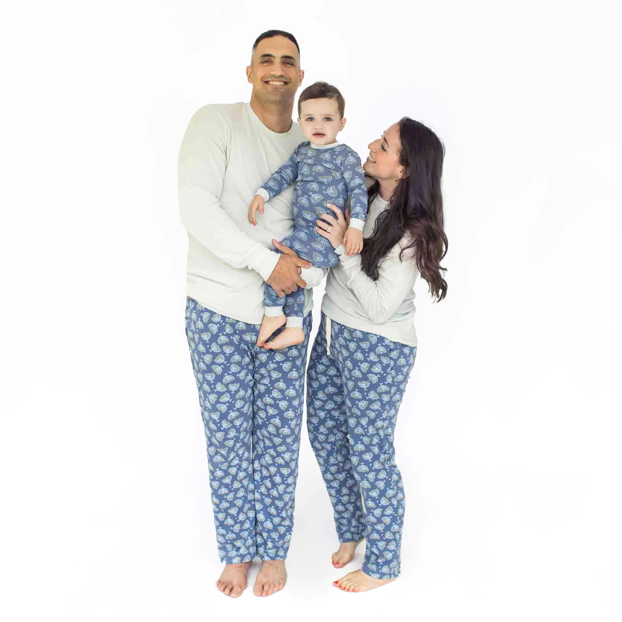 Burt's Bees Baby Matching Family Jammies, Organic Cotton Holiday Pajamas for Kids, Adults, & Pets, Perfect for Family Photos
