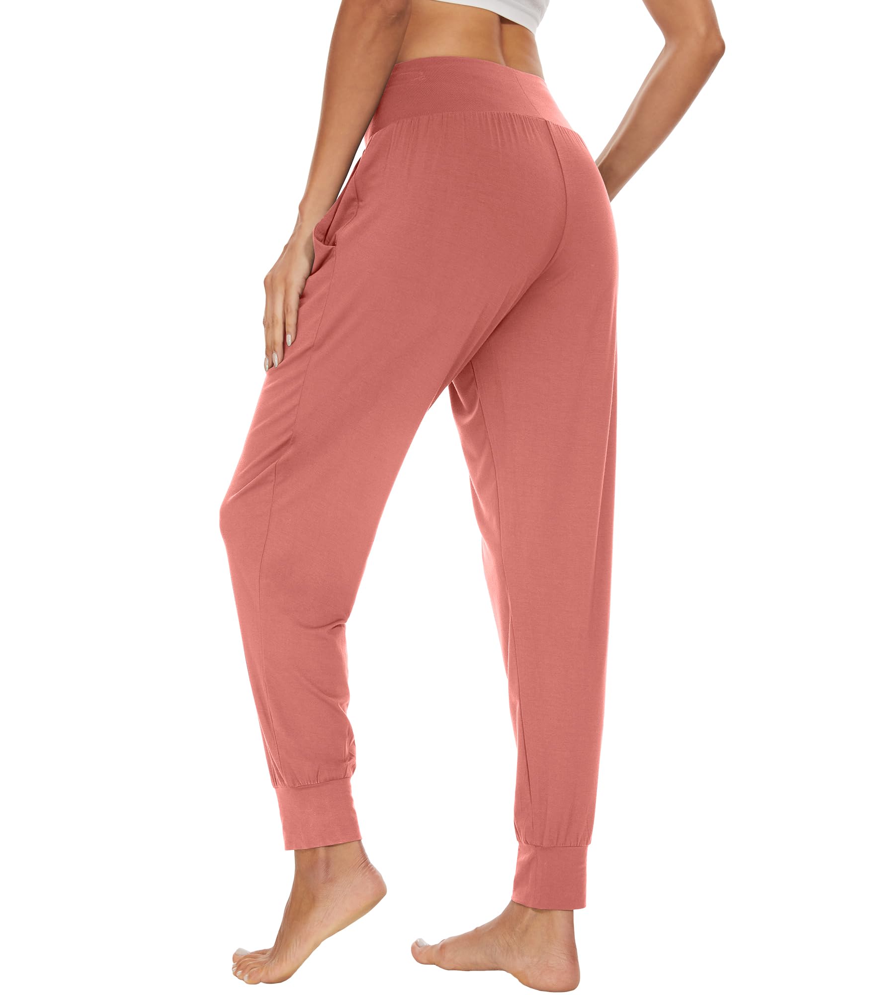 WiWi Women's Viscose from Bamboo Joggers Super Soft Pajama Pants Yoga Bottoms Cooling Lounge Sweatpants S-XXL