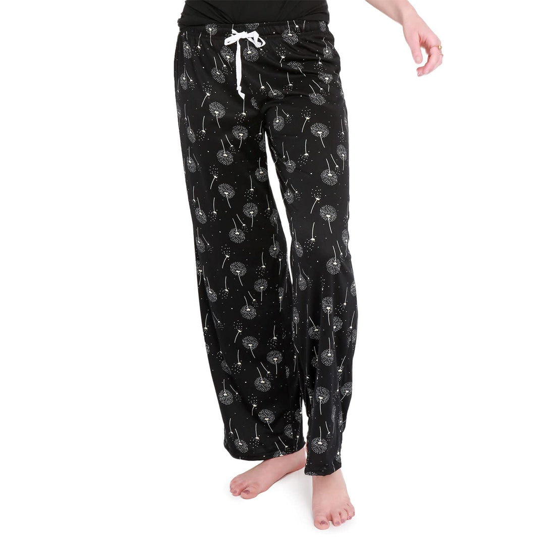 Hello Mello Signature Lounge Pants Womens Soft Pajama Bottoms Elastic Waistband Drawstring Tie