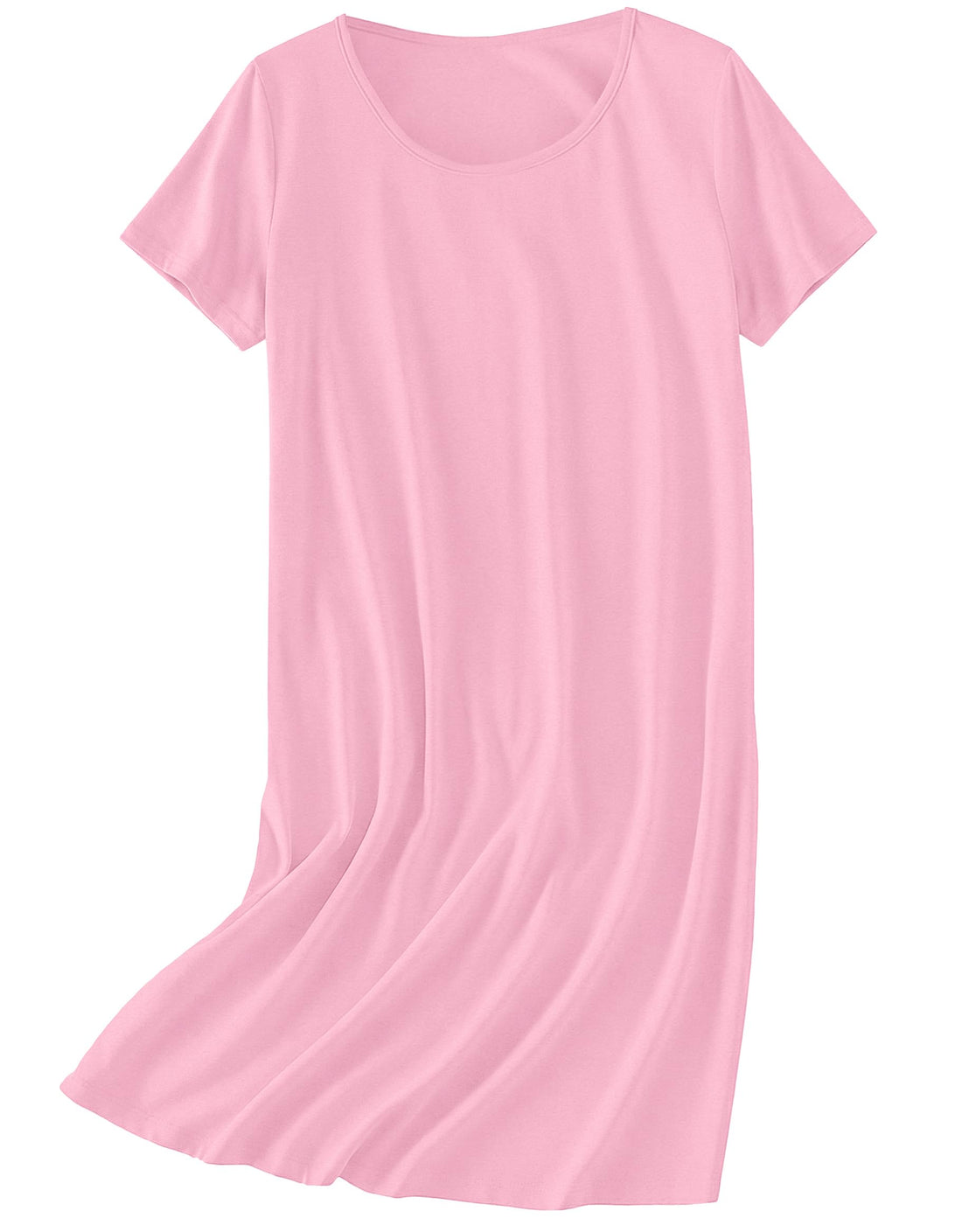 Ekouaer Nightgowns for Women Cotton Sleepshirts Short Sleeve Nightshirt Tshirt Night Gown Casual Sleepdress Comfy Nightdress