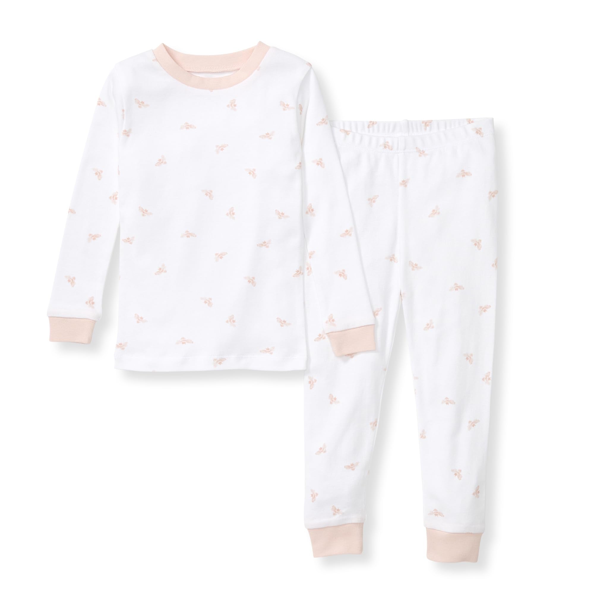 Burt's Bees Baby Organic Cotton Pajamas for Girls,100% Cotton Pajama Set
