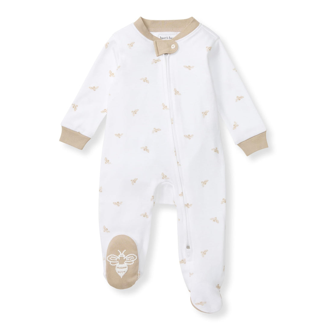 Burt's Bees Baby Organic Cotton Sleep and Play Footed Pajamas for Boys