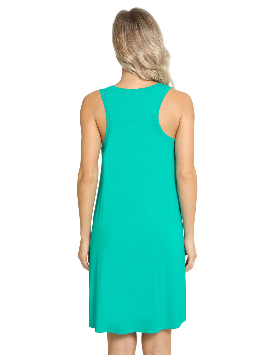 GYS Women's Bamboo Viscose Cooling Tank Nightgowns | Moisture wicking, Comfortable & breathable, for hot sleeper, Sleeveless, Racerback, Stretch soft, Lightweight WEBE CLOTHING