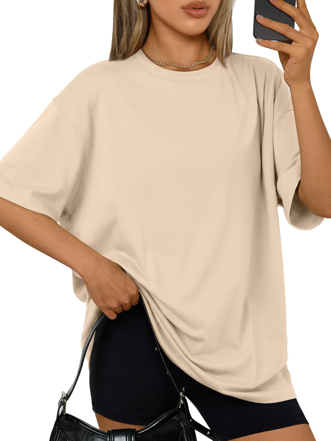 Trendy Queen Womens Oversized T-Shirts Short Sleeves Workout Tops | Casual Summer Gym Tees Plus Size Fashion Clothes 2026 WEBE CLOTHING
