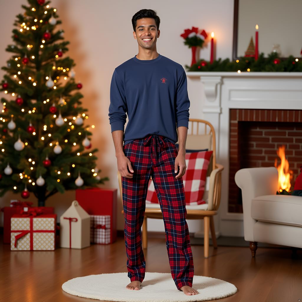 Beverly Hills Polo Club Men's Beverly Hills Polo Polar Fleece Set W/Ls Thermal Top WEBE CLOTHING