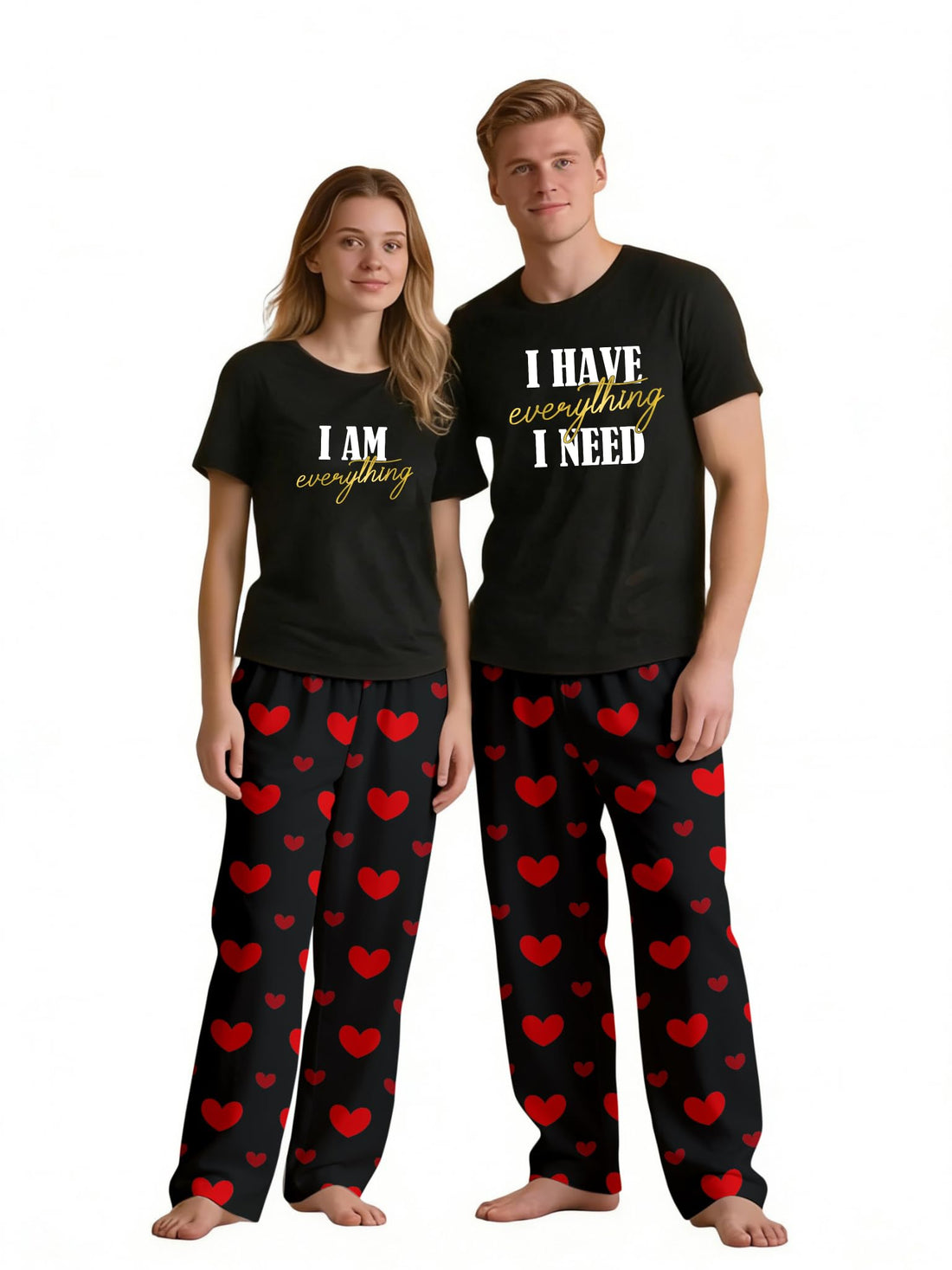 Couples Pajamas, Matching PJS for Couples, His and Hers Jammies, Wife and Husband Sets (Sold Separately)