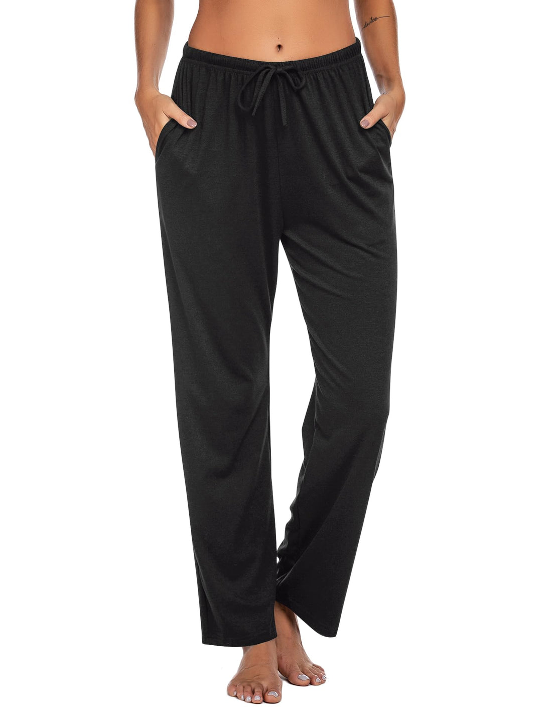 Ekouaer Women Pajama Pants Comfy Pj Bottom with Pockets Stretch Plaid Sleepwear