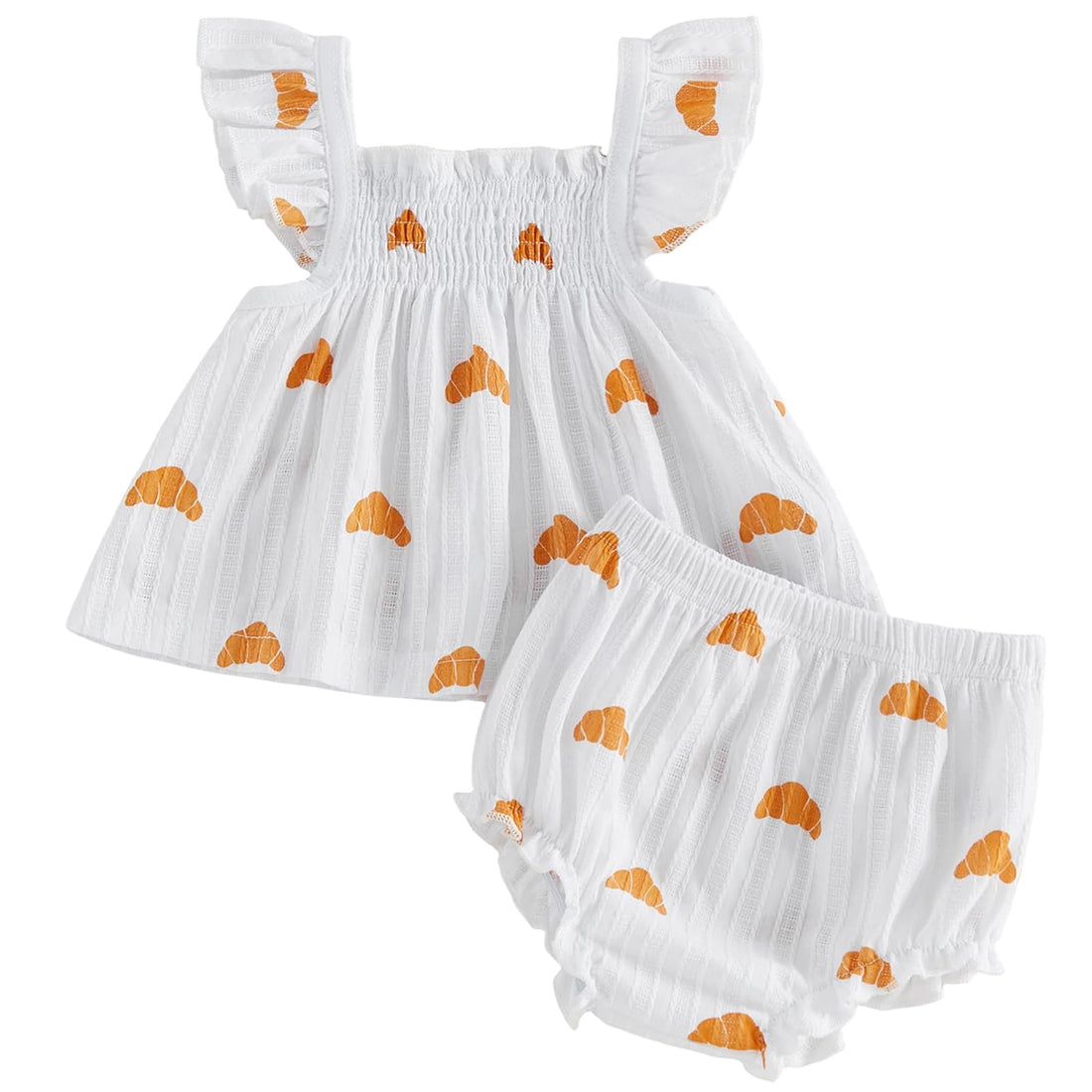 Mubineo Baby Girl Summer Clothes Cute Ruffle Tops Dress Shorts Outfits Set Infant Toddler Shirt Bloomers Princess Outfit WEBE CLOTHING