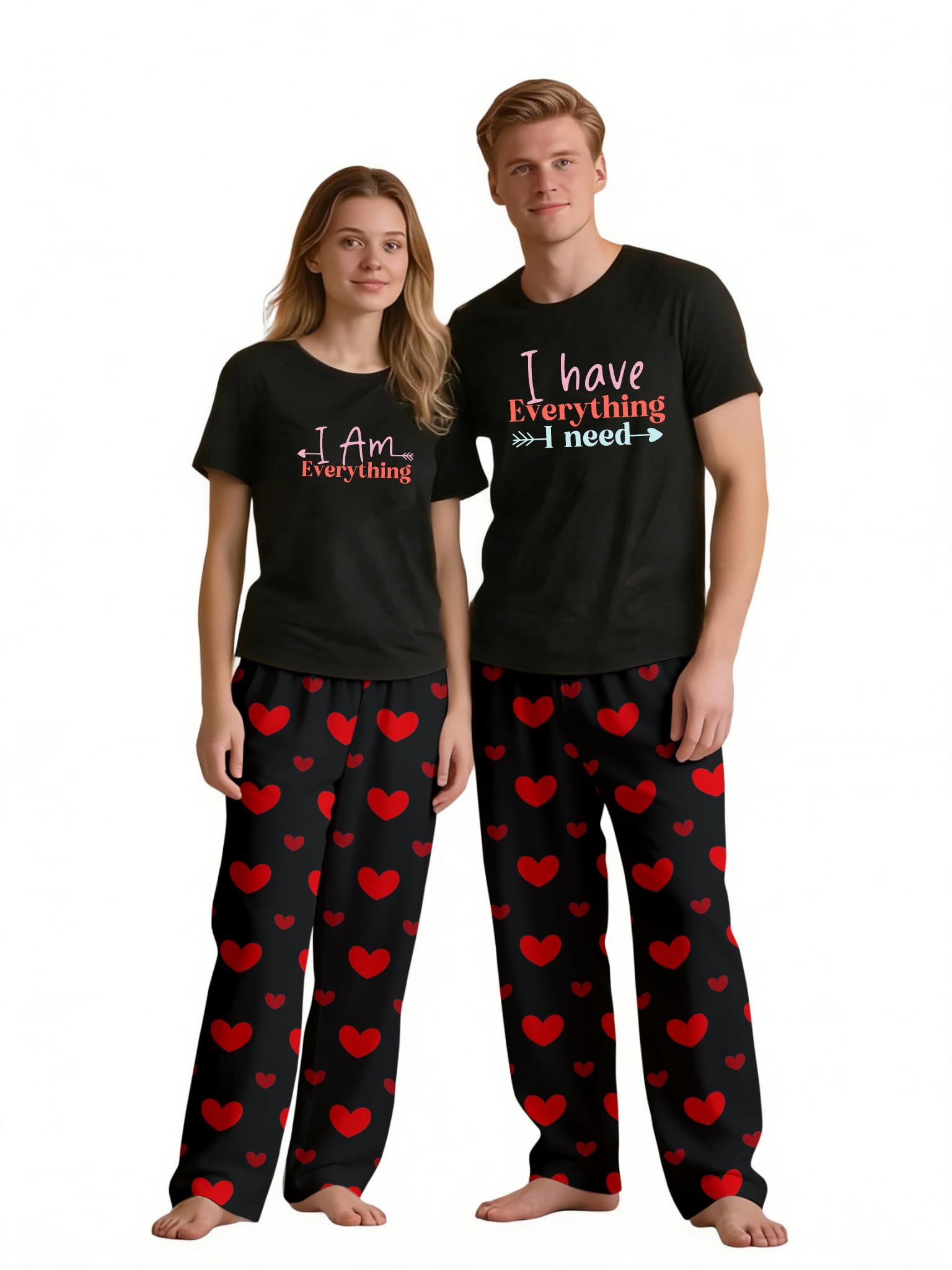 Couples Pajamas, Matching PJS for Couples, His and Hers Jammies, Wife and Husband Sets (Sold Separately)