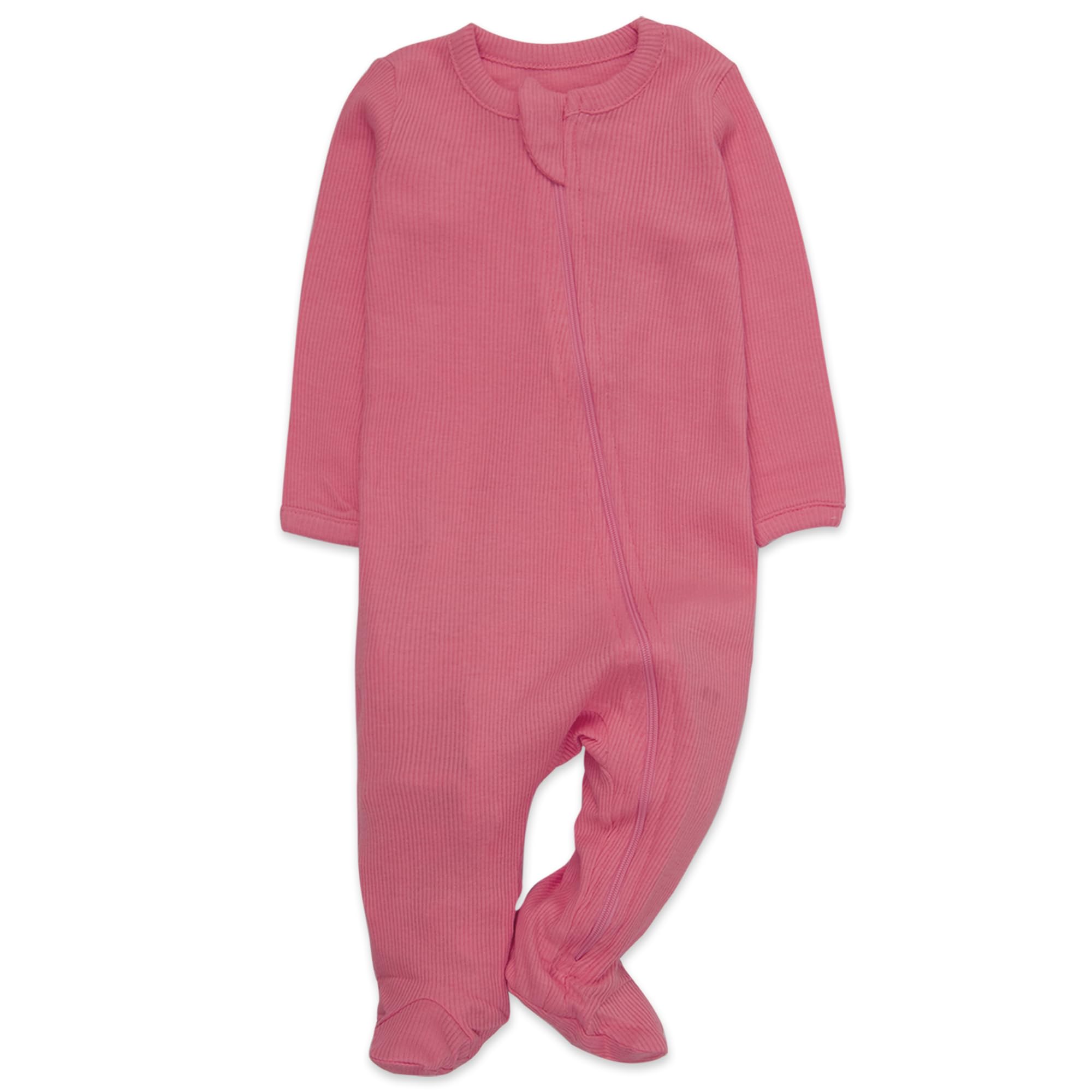 Baby Essentials Baby Girls 4 Piece Outfit Set – Footie Sleepwear Pajama Bodysuits – Spring & Summer Baby Clothes Gift Set