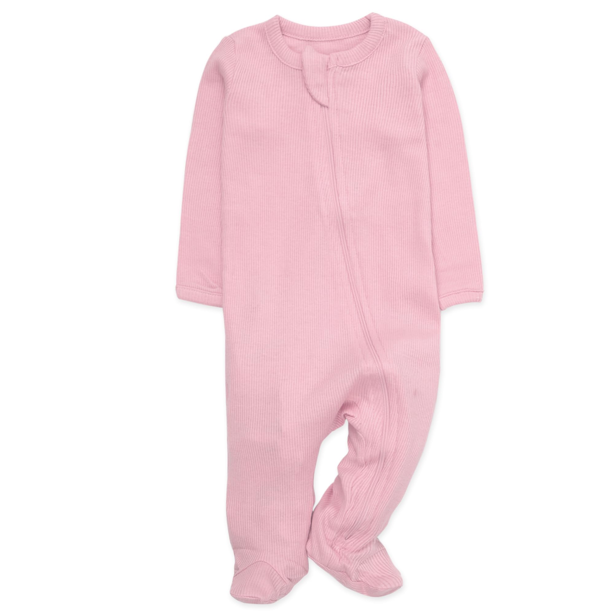 Baby Essentials Baby Girls 4 Piece Outfit Set – Footie Sleepwear Pajama Bodysuits – Spring & Summer Baby Clothes Gift Set