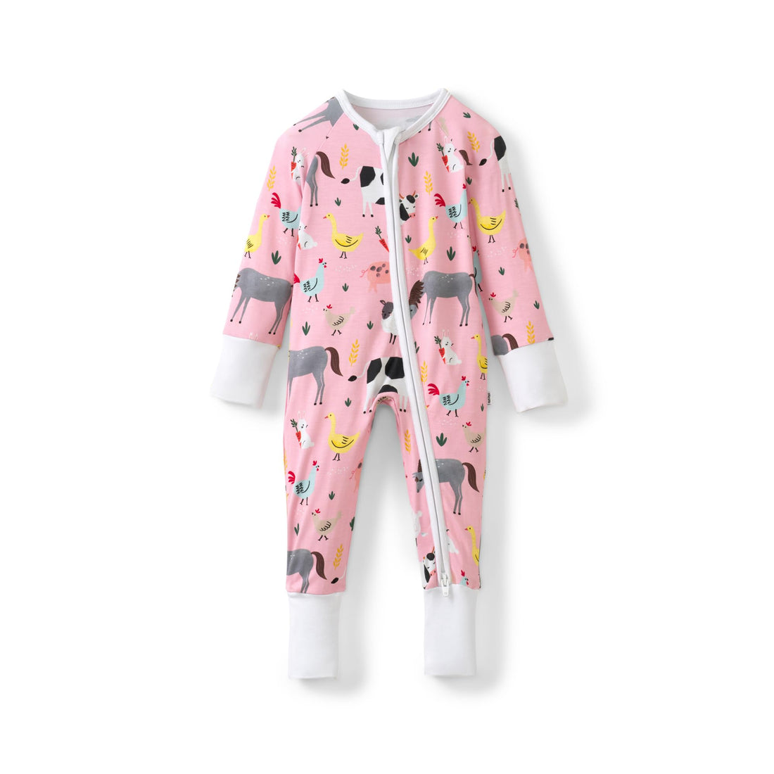 Little Sleepies Pajamas for Baby Boys & Girls, Viscose from Bamboo Baby Pajamas, Sleepers, 2-Way Zipper PJs