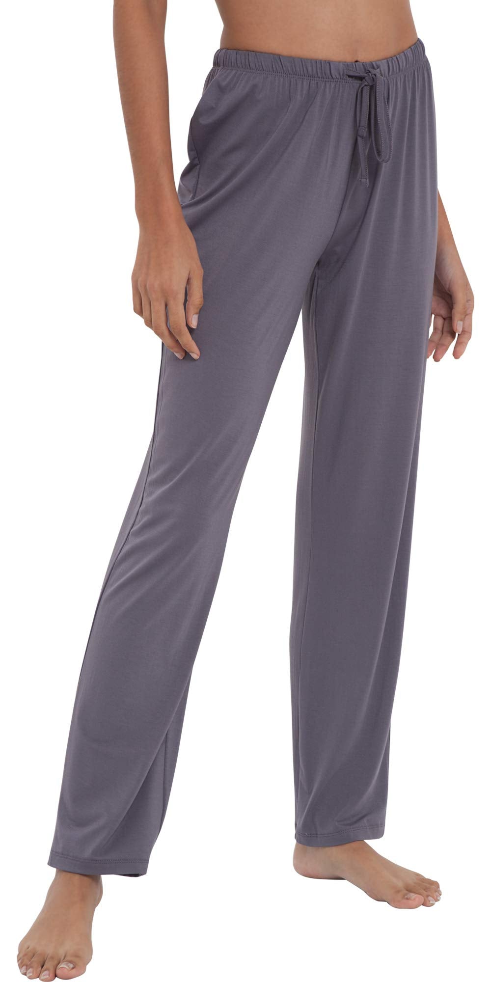 GYS Bamboo Viscose Women's Pajama Pants, Lightweight Comfy Casual Lounge Yoga Pants, Pj Bottoms Sleep Pants with Drawstring