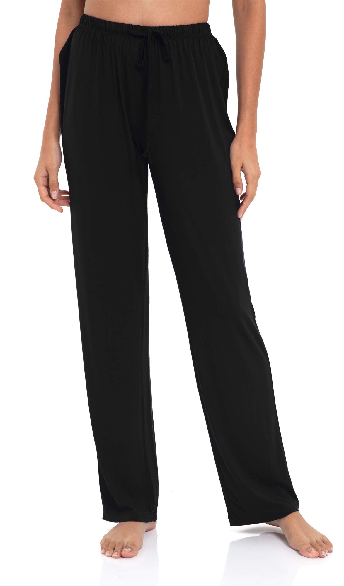 GYS Bamboo Viscose Women's Pajama Pants, Lightweight Comfy Casual Lounge Yoga Pants, Pj Bottoms Sleep Pants with Drawstring