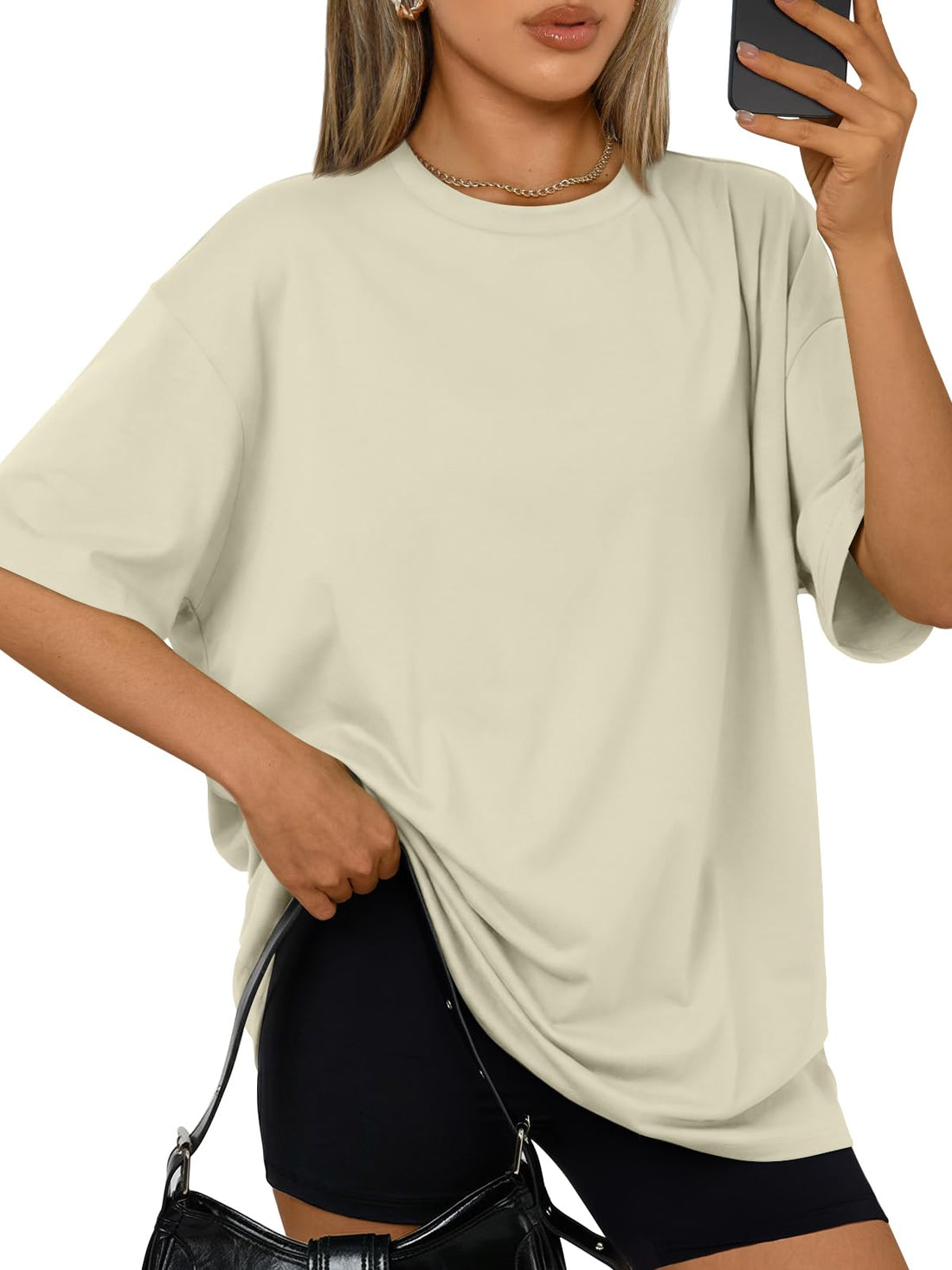 Trendy Queen Womens Oversized T-Shirts Short Sleeves Workout Tops | Casual Summer Gym Tees Plus Size Fashion Clothes 2026 WEBE CLOTHING