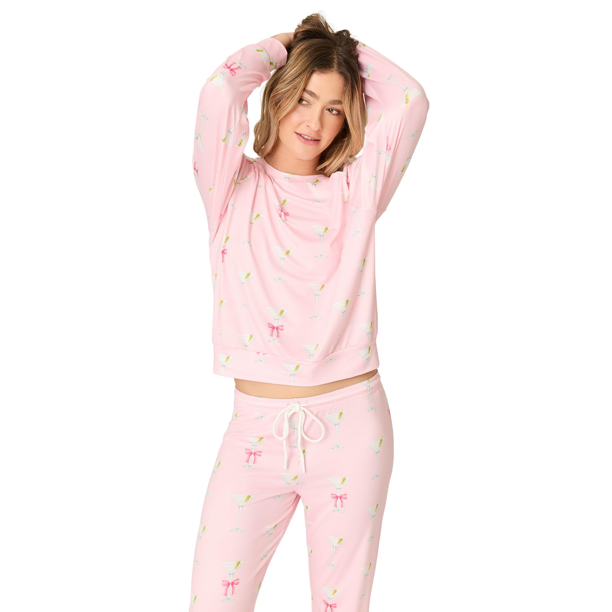 PJ Salvage Women's [Amazon Exclusive] Cloud Jersey Jogger Pajama 2-piece Pj Set