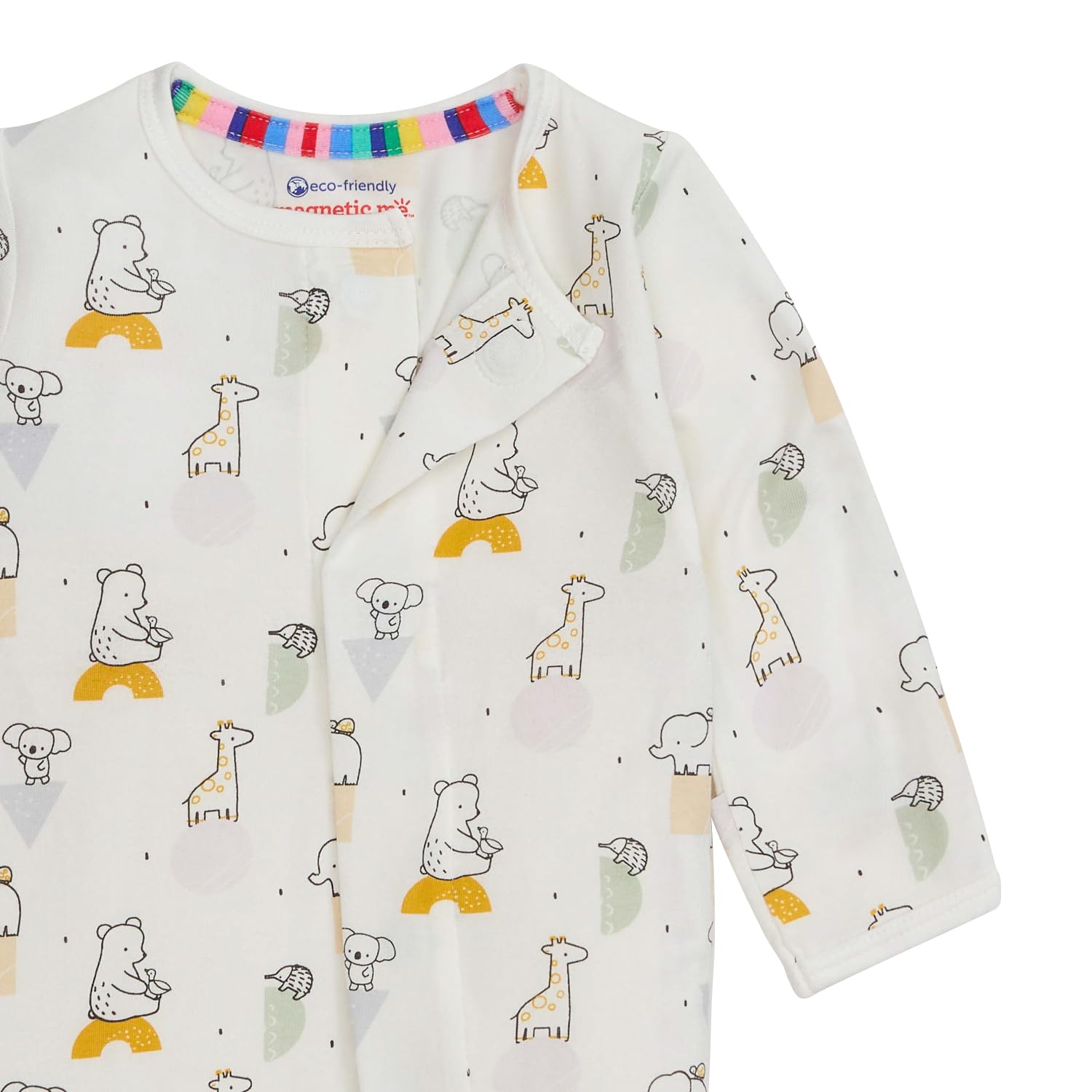 Magnetic Me Boys Modal Magnetic Baby Footie Pajamas | Silky Soft Modal Fabric | Baby Sleepers