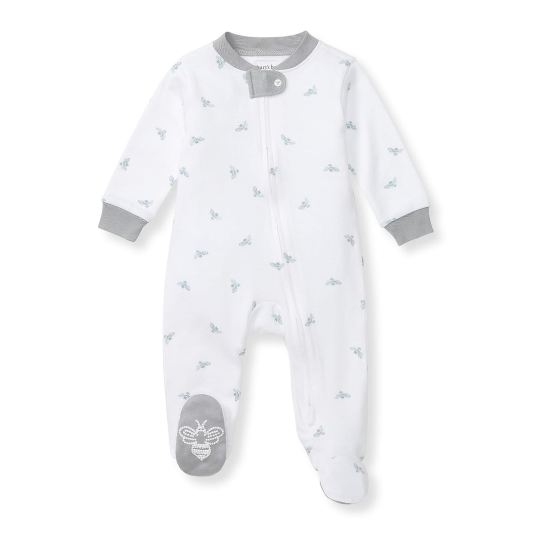 Burt's Bees Baby Organic Cotton Sleep and Play Footed Pajamas for Boys