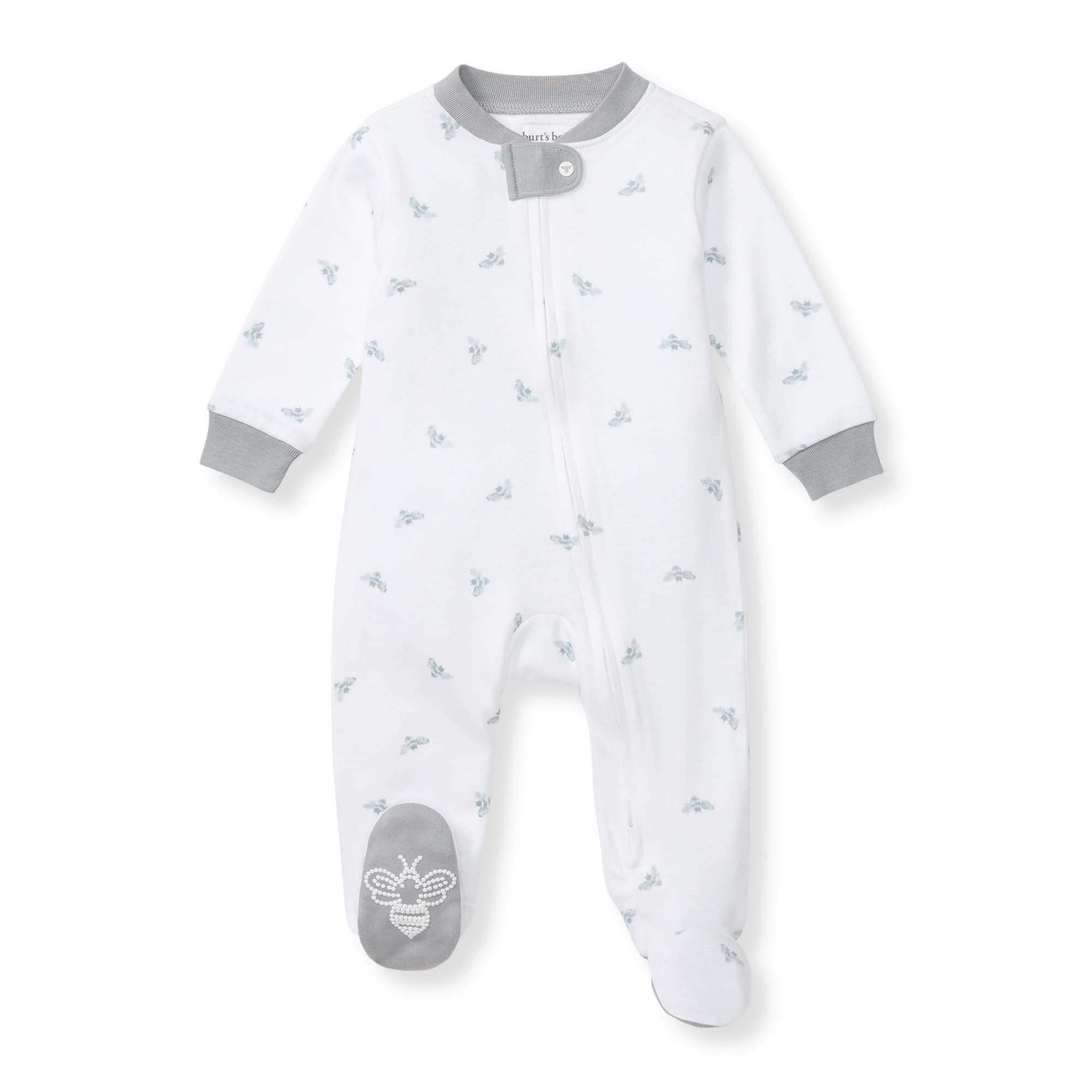 Burt's Bees Baby Organic Cotton Sleep and Play Footed Pajamas for Boys