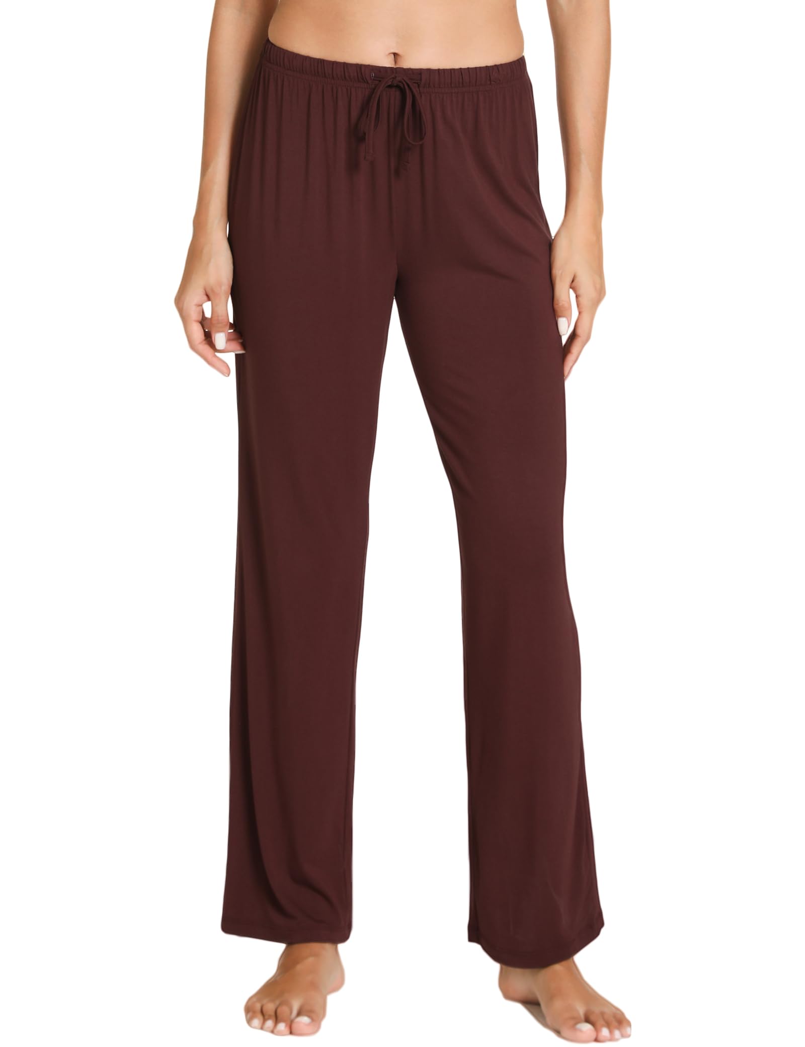 GYS Bamboo Viscose Women's Pajama Pants, Lightweight Comfy Casual Lounge Yoga Pants, Pj Bottoms Sleep Pants with Drawstring