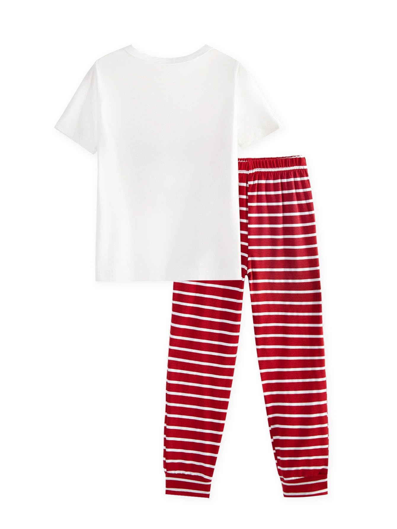 MOSSRIVER Family Pjs Matching Sets Short Sleeve Graphic Tops Holiday Shirts Cute Pajamas Pants Set Vacation Summer Outfits