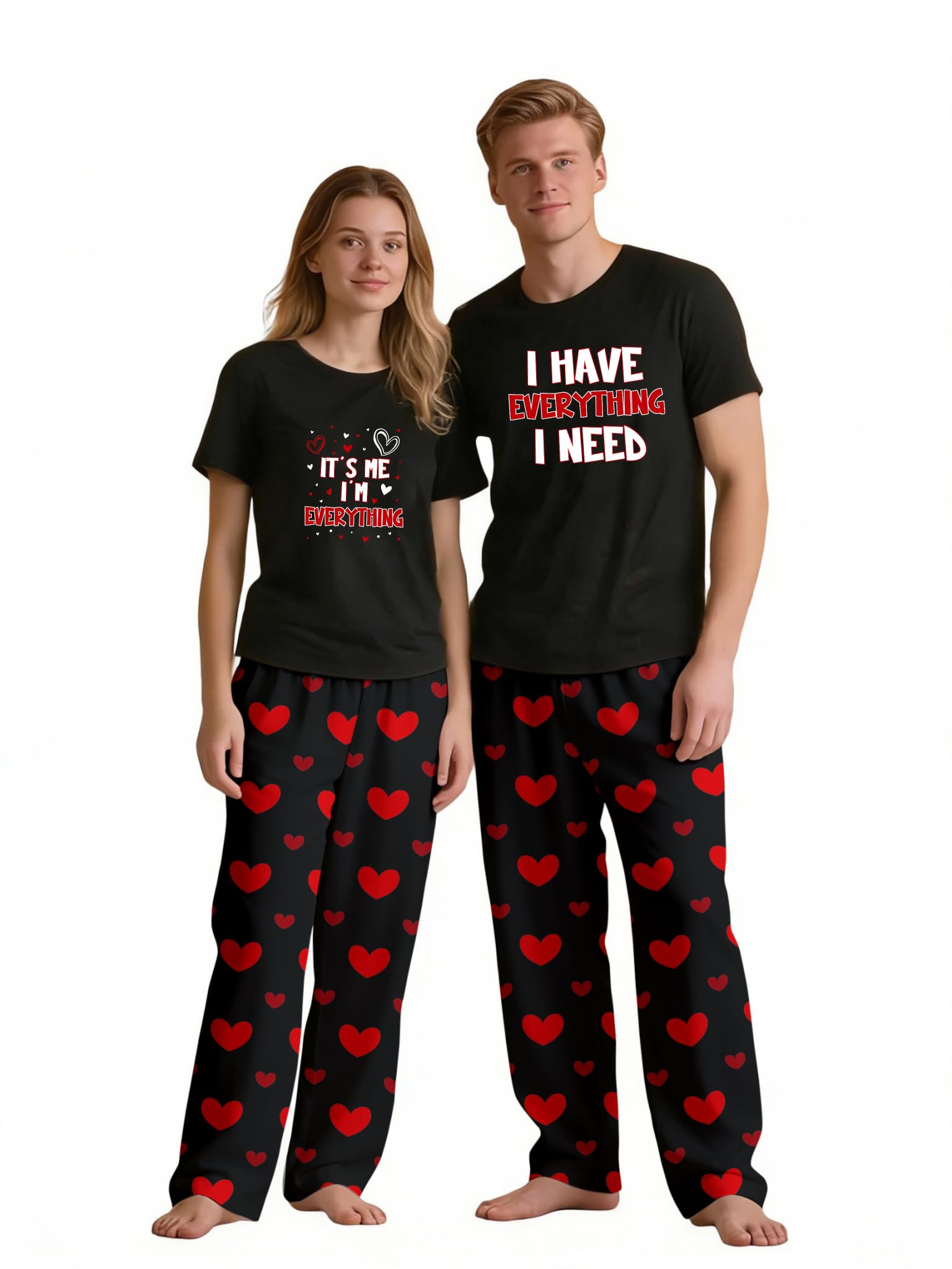 Couples Pajamas, Matching PJS for Couples, His and Hers Jammies, Wife and Husband Sets (Sold Separately)