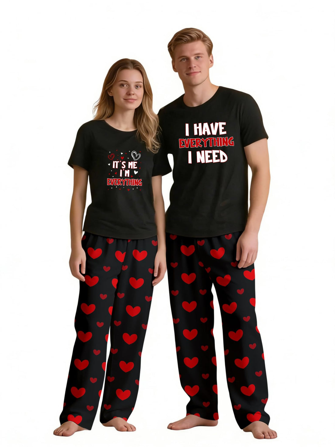 Couples Pajamas, Matching PJS for Couples, His and Hers Jammies, Wife and Husband Sets (Sold Separately)