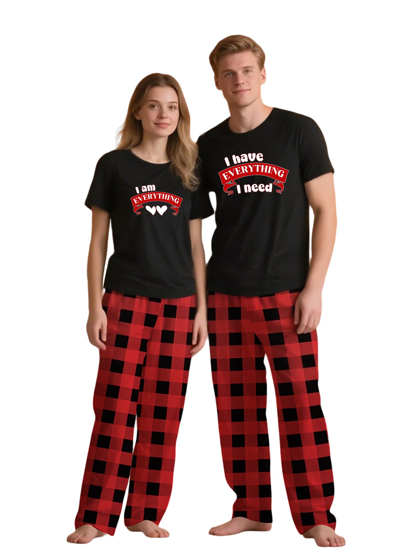 Couples Pajamas, Matching PJS for Couples, His and Hers Jammies, Wife and Husband Sets (Sold Separately)