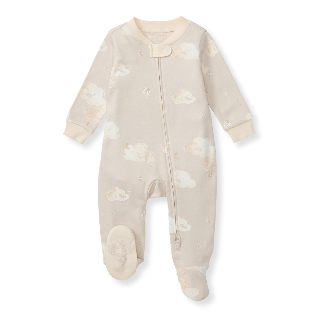 Burt's Bees Baby Organic Cotton Sleep and Play Footed Pajamas for Boys