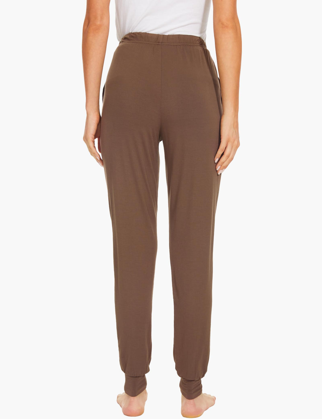 GYS Women's Pajama Pants - Viscose Made from Bamboo, Joggers Pants with Pockets Comfy Lounge Sleep Pants Pj Bottoms