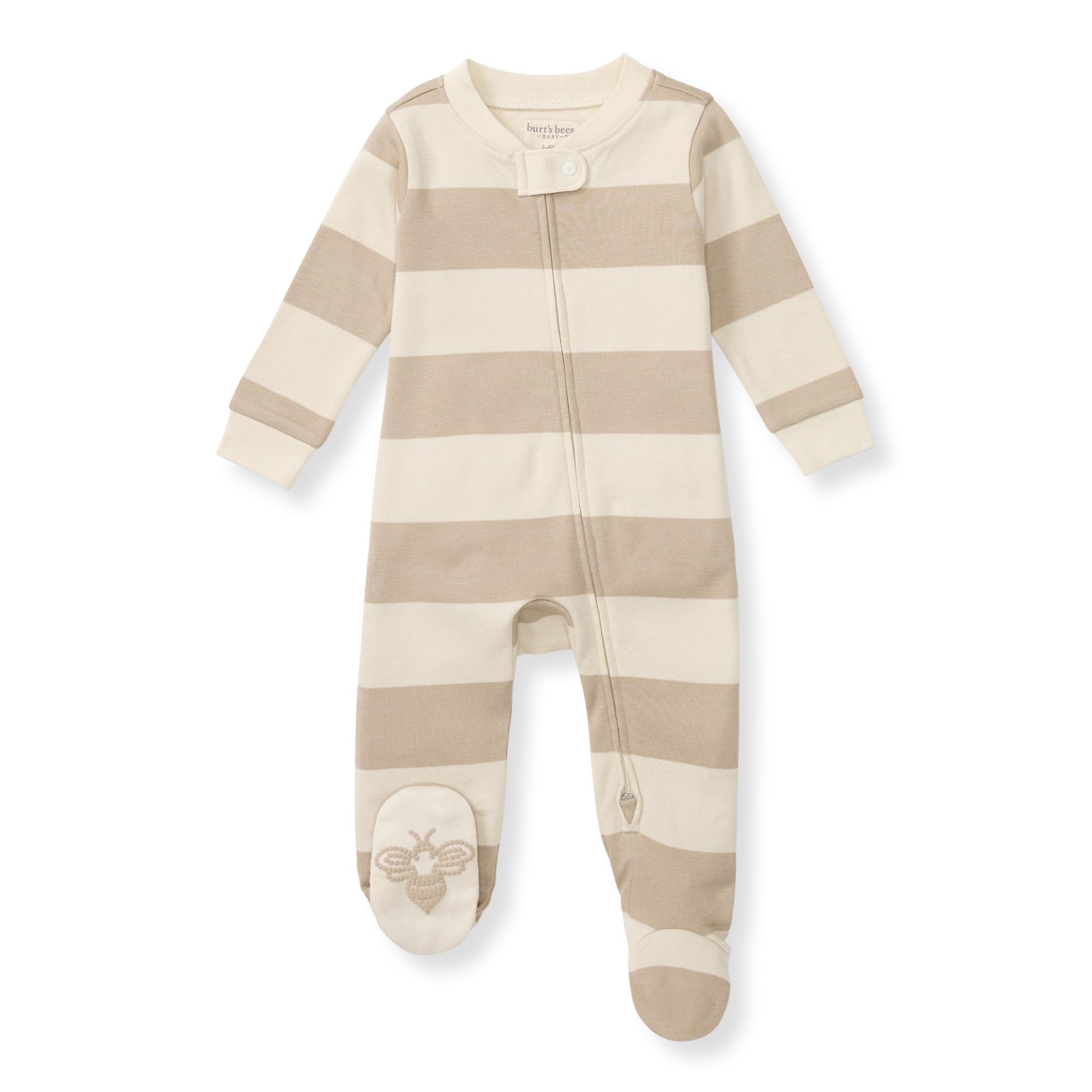 Burt's Bees Baby Organic Cotton Sleep and Play Footed Pajamas for Boys