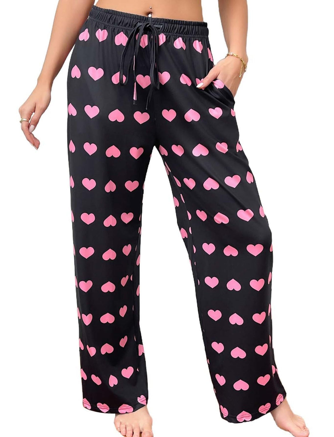 X-Image Women Comfy Casual Pajama Pants with Pockets & Drawstring