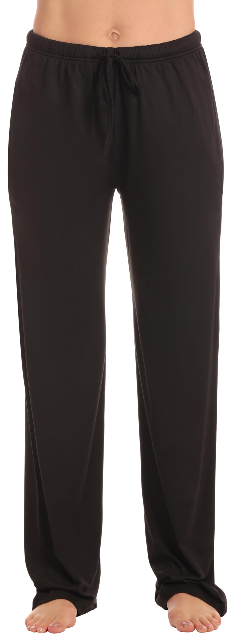 Just Love Women's Pajama Pants, Soft Stretch Jersey PJ Bottoms with Two Pockets, Elastic Waist and Drawstring